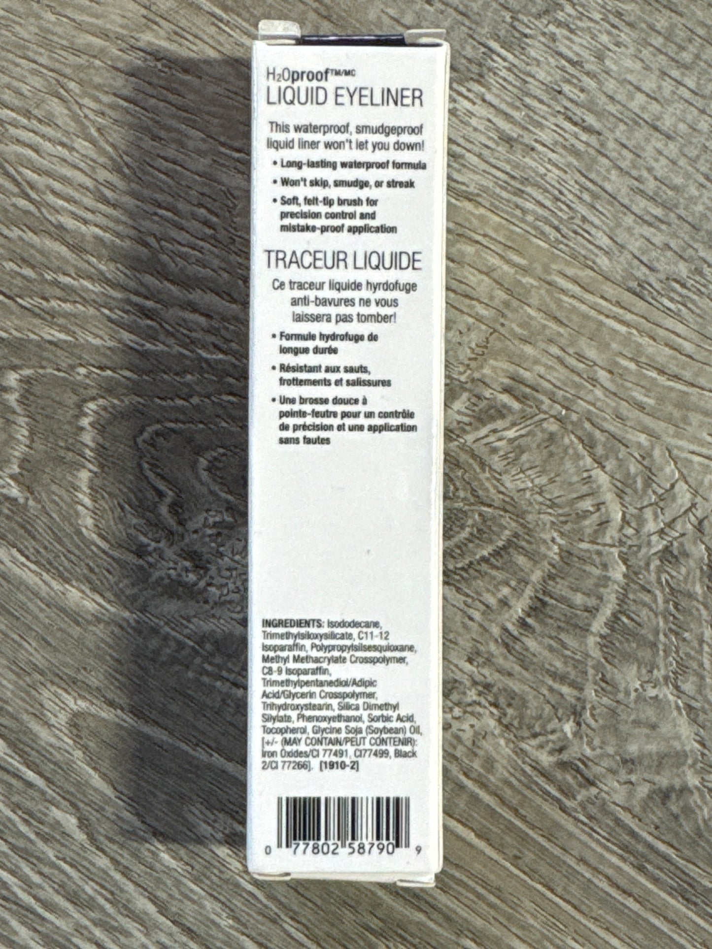 Wet n Wild H2OProof Liquid Eyeliner, Black 879, Waterproof, 0.17 fl oz