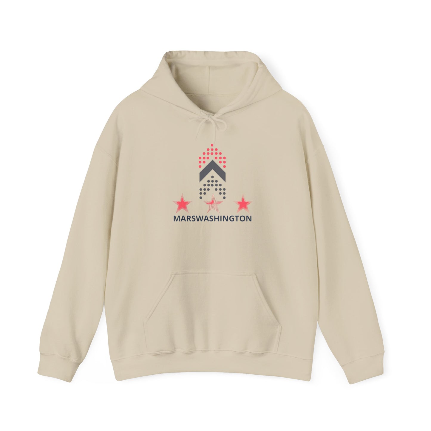 Unisex ITAALE MARSWASHINGTON hoodie with minimalist logo and kangaroo pocket