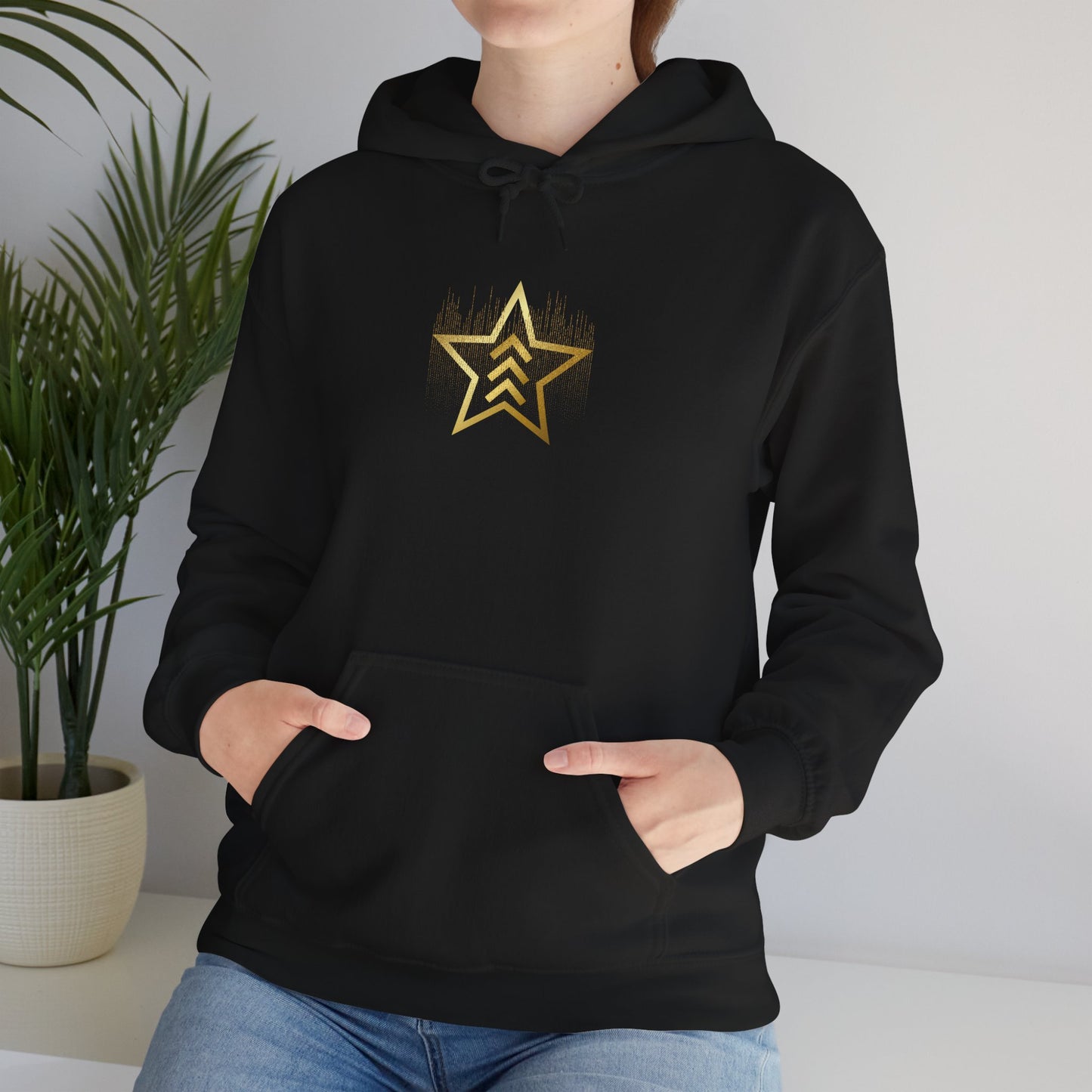 Unisex MARSWASHINGTON hoodie by ITAALE with kangaroo pocket and matching drawstring