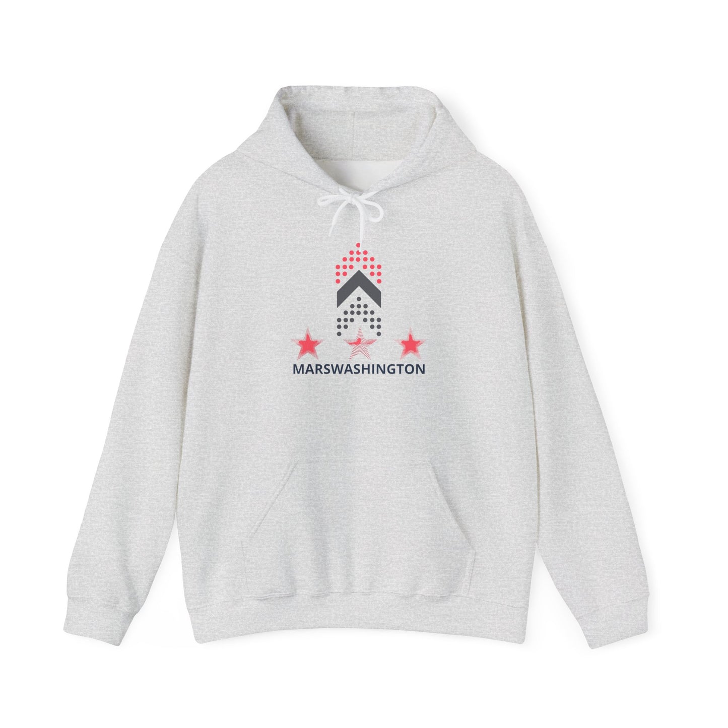 Unisex ITAALE MARSWASHINGTON hoodie with minimalist logo and kangaroo pocket