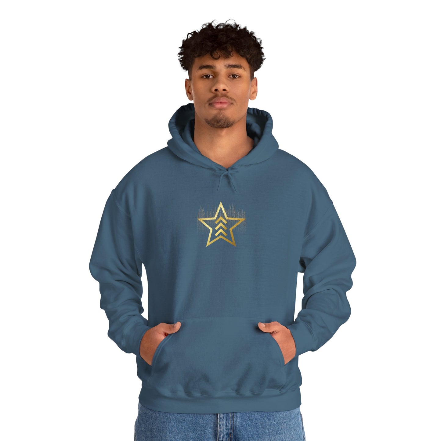 Unisex MARSWASHINGTON hoodie by ITAALE with kangaroo pocket and matching drawstring
