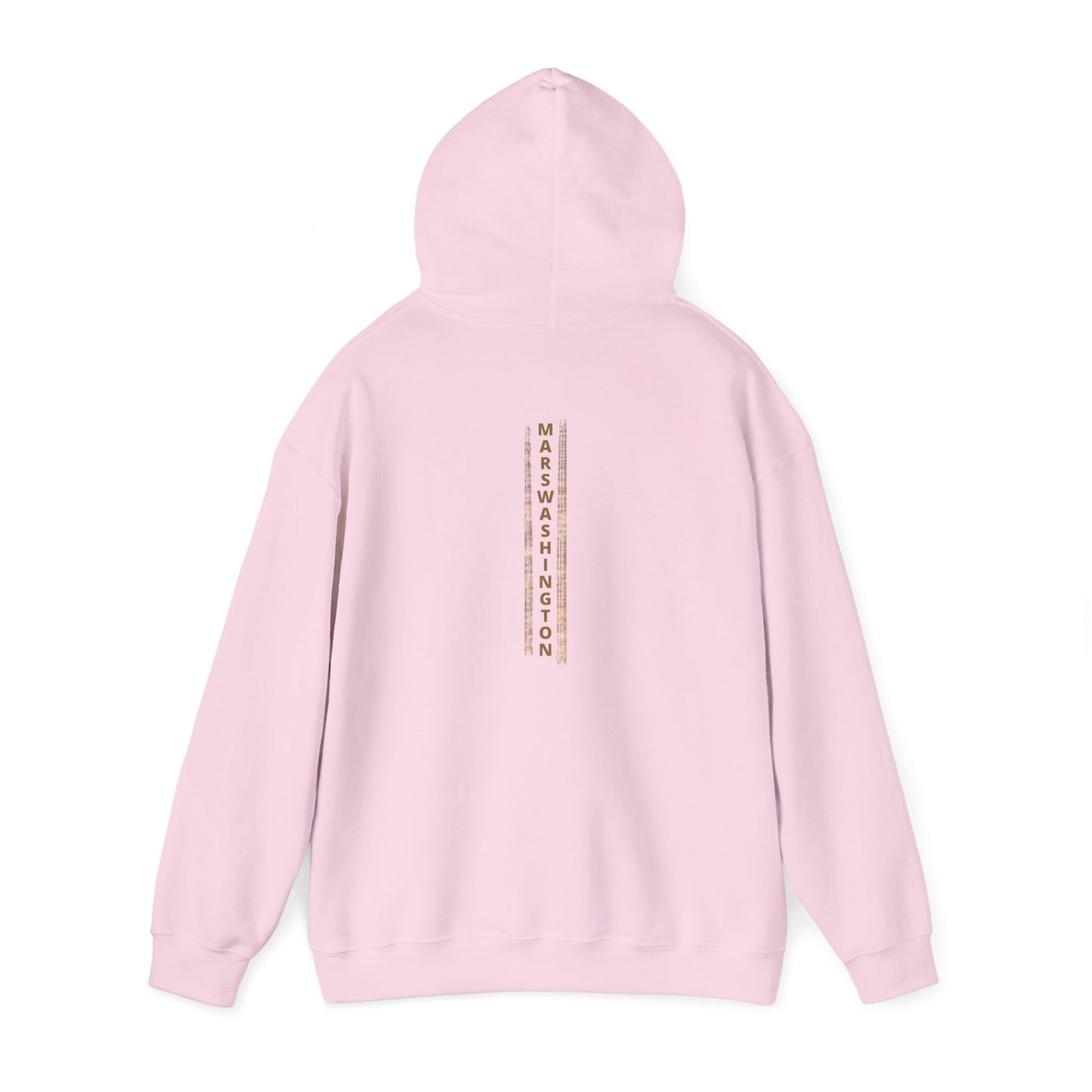 Unisex MARSWASHINGTON hoodie by ITAALE with kangaroo pocket and matching drawstring