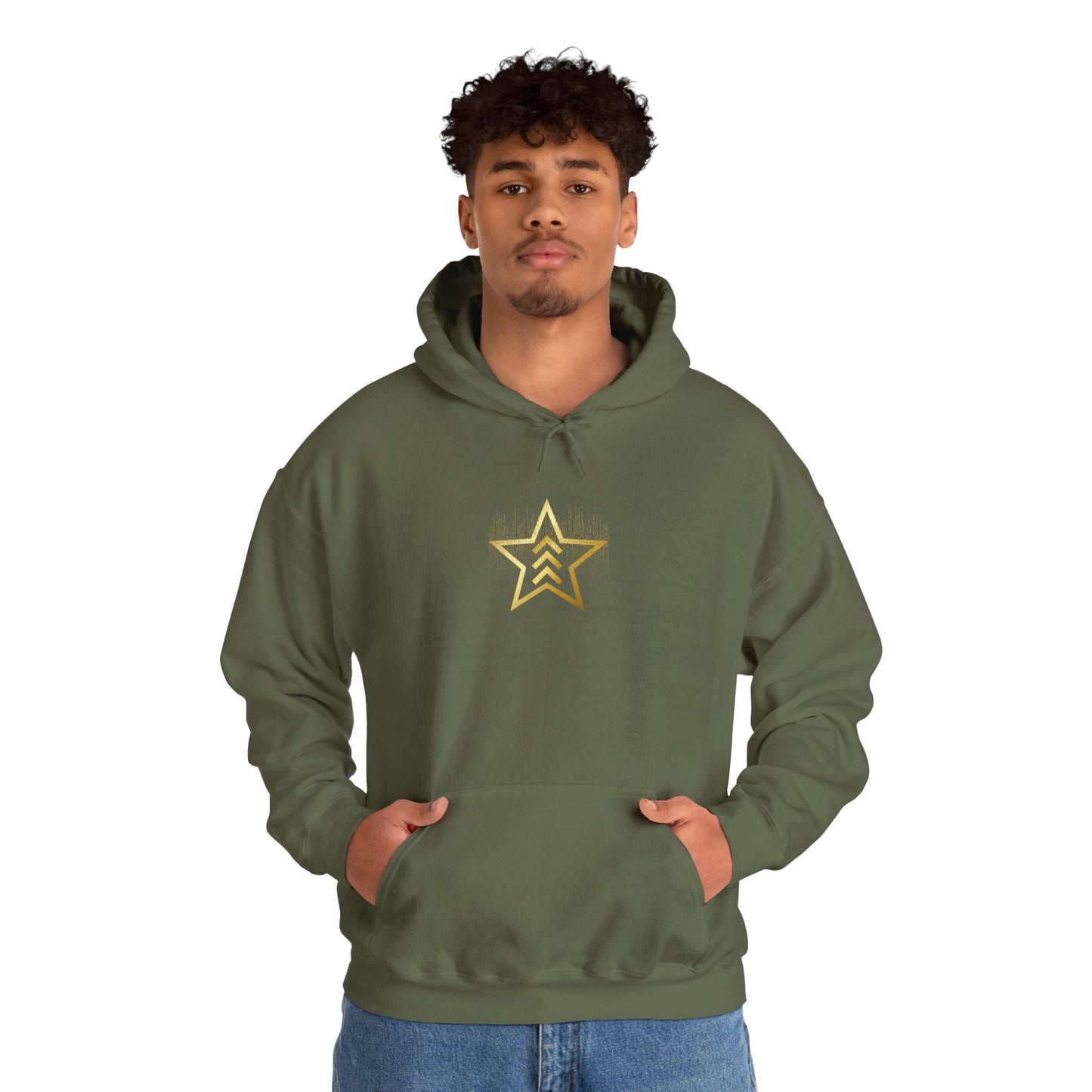 Unisex MARSWASHINGTON hoodie by ITAALE with kangaroo pocket and matching drawstring