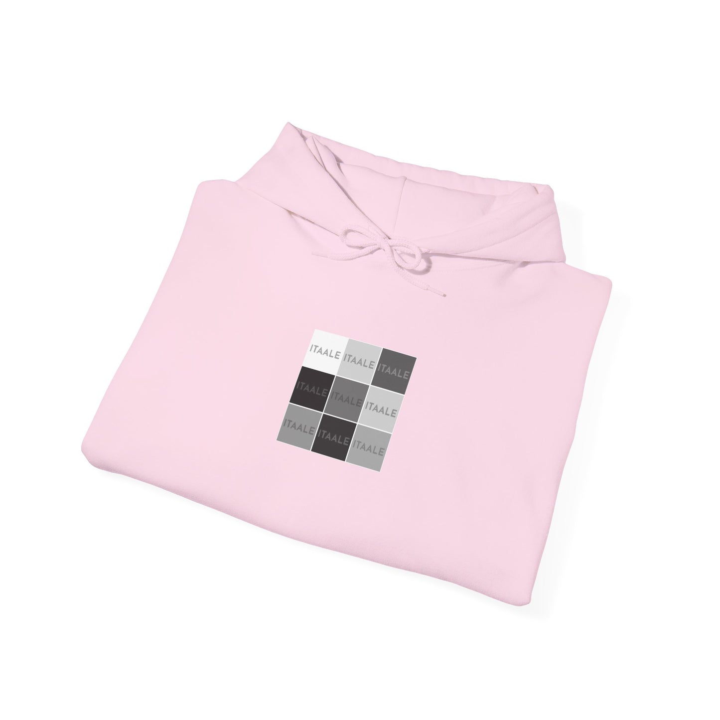 ITAALE unisex hoodie with minimalist front print and cozy kangaroo pocket