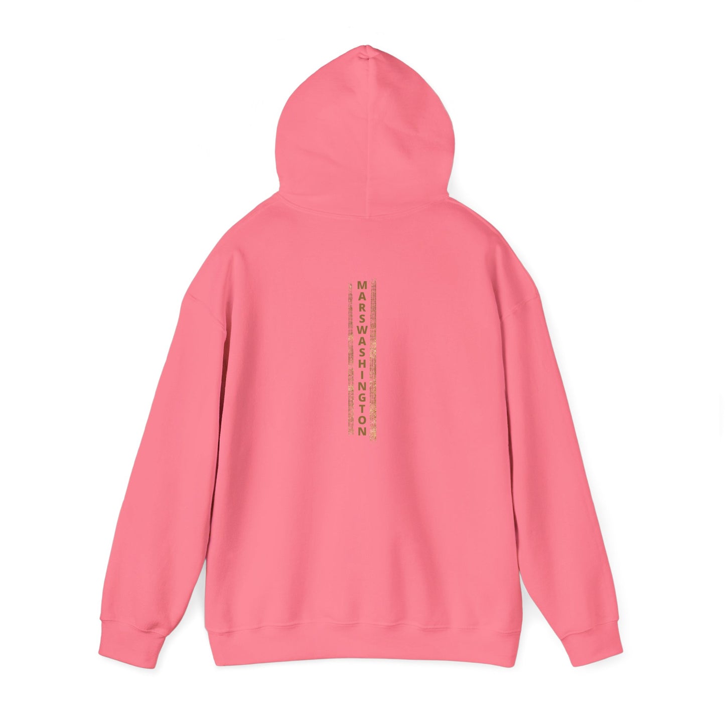 Unisex MARSWASHINGTON hoodie by ITAALE with kangaroo pocket and matching drawstring