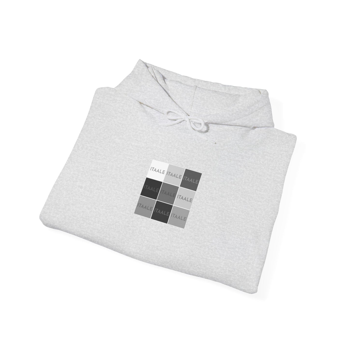 ITAALE unisex hoodie with minimalist front print and cozy kangaroo pocket