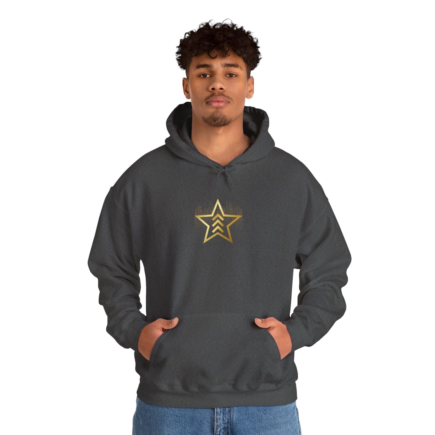 Unisex MARSWASHINGTON hoodie by ITAALE with kangaroo pocket and matching drawstring
