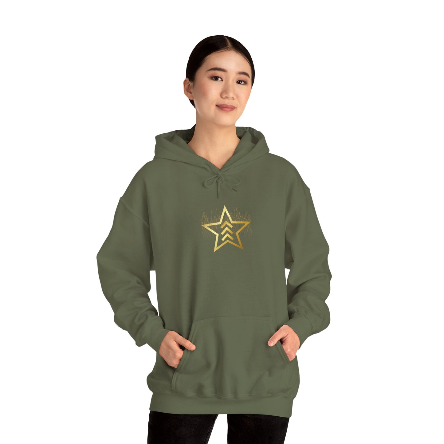 Unisex MARSWASHINGTON hoodie by ITAALE with kangaroo pocket and matching drawstring