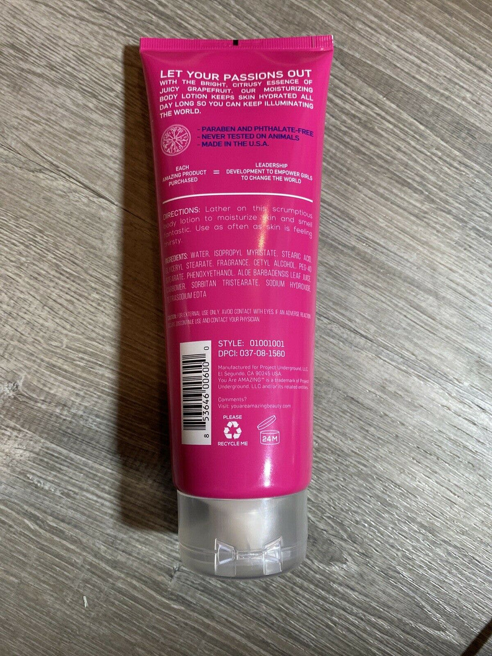 You Are Amazing Hello Beautiful Skin Body lotion JUICY GRAPEFRUIT 8 Fl Oz