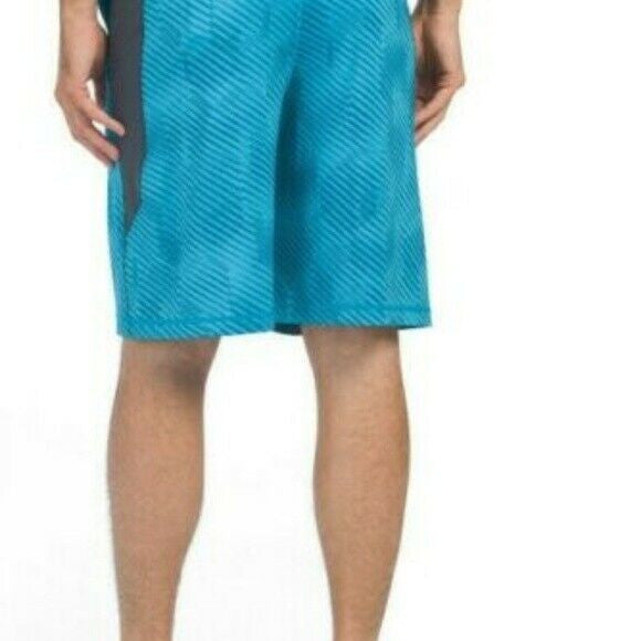 Under Armour Men's Raid Printed about 19" shorts Blue Shift Stealth Gray