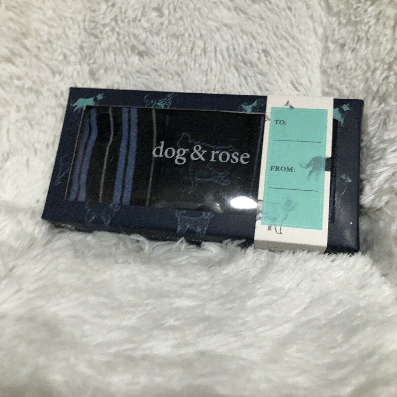 Dog & Rose mens 3 pack crew socks dog prints shoe 8-12 Socks