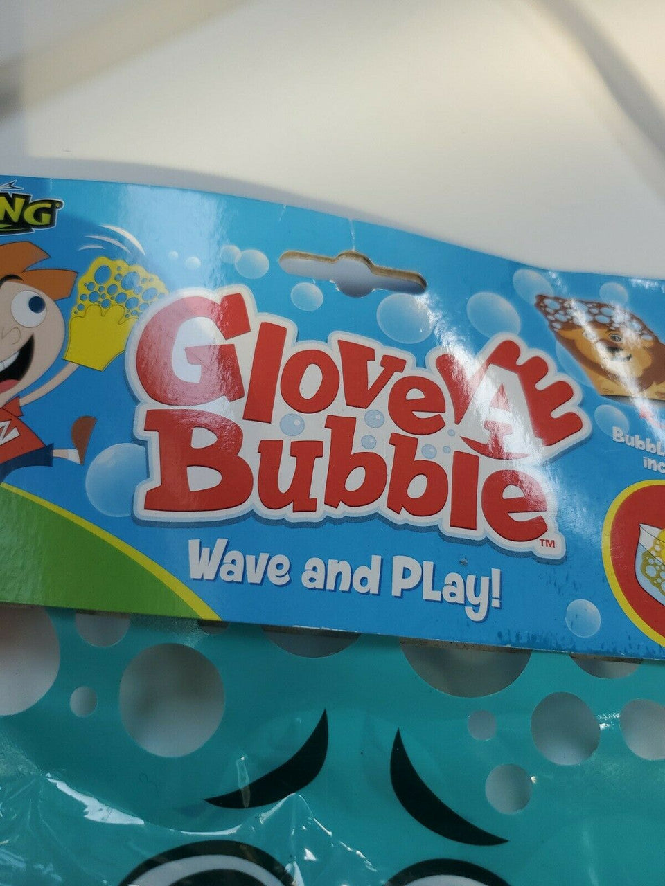 Zing Glove-A-Bubbles Wave And Play Elephant Funny 3+