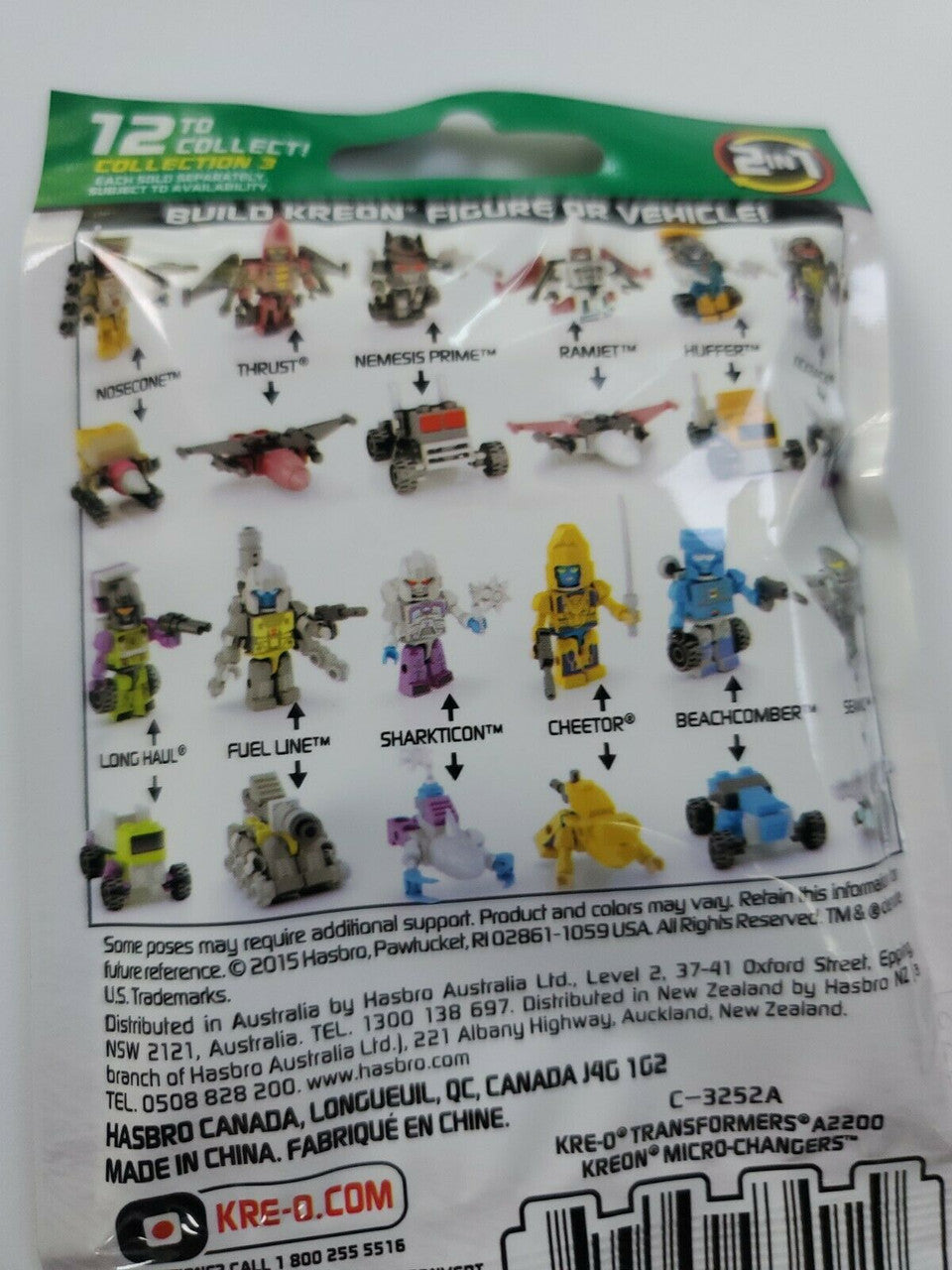1 Kre-o Transformers Kreon Micro Changers, Kreo Figure or vehicle 2 in 1 (1 Bag)