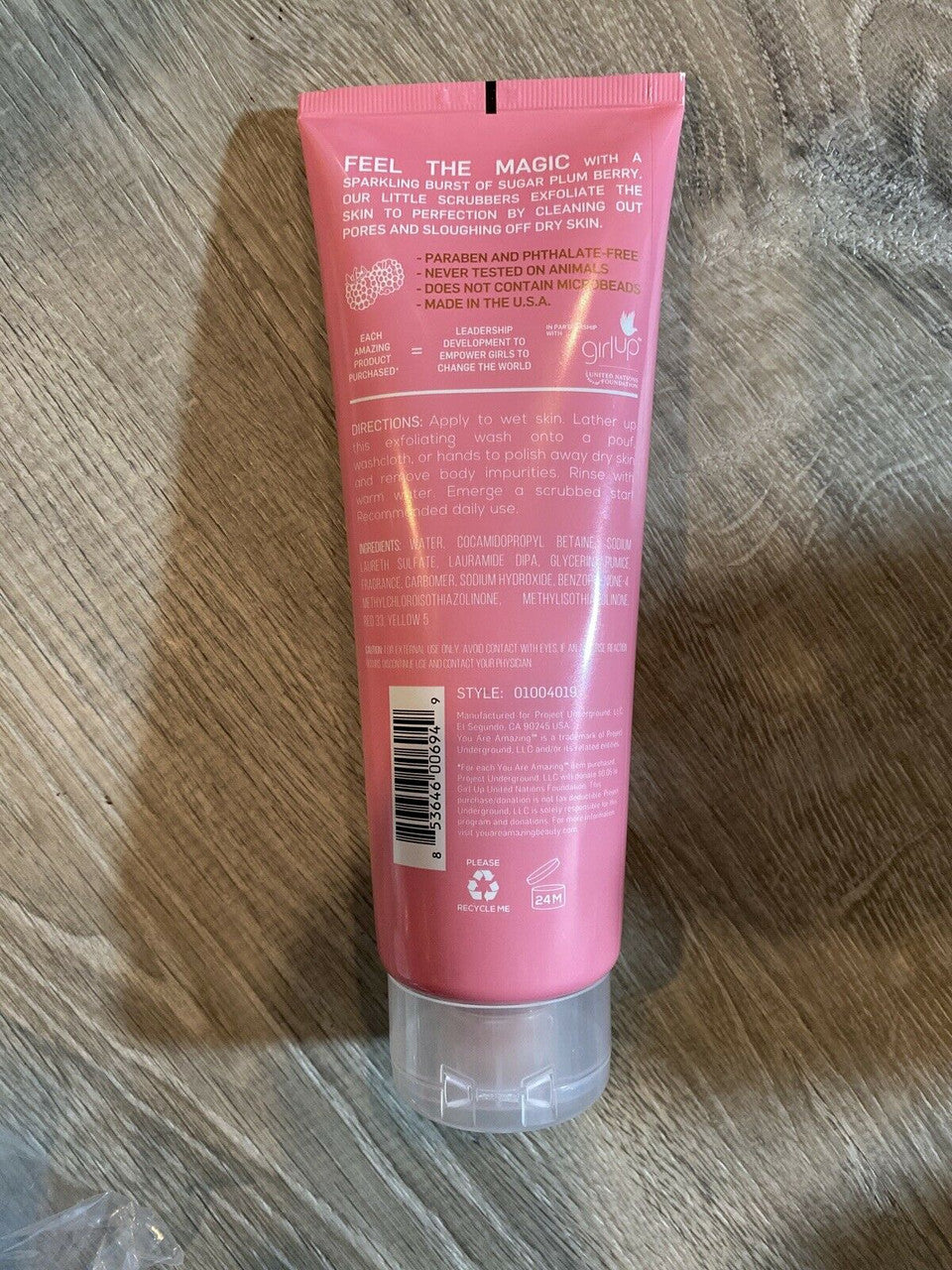 You Are Amazing Smooth It Out Exfoliating Body Scrub Wash SUGAR PLUM BERRY 8 Oz