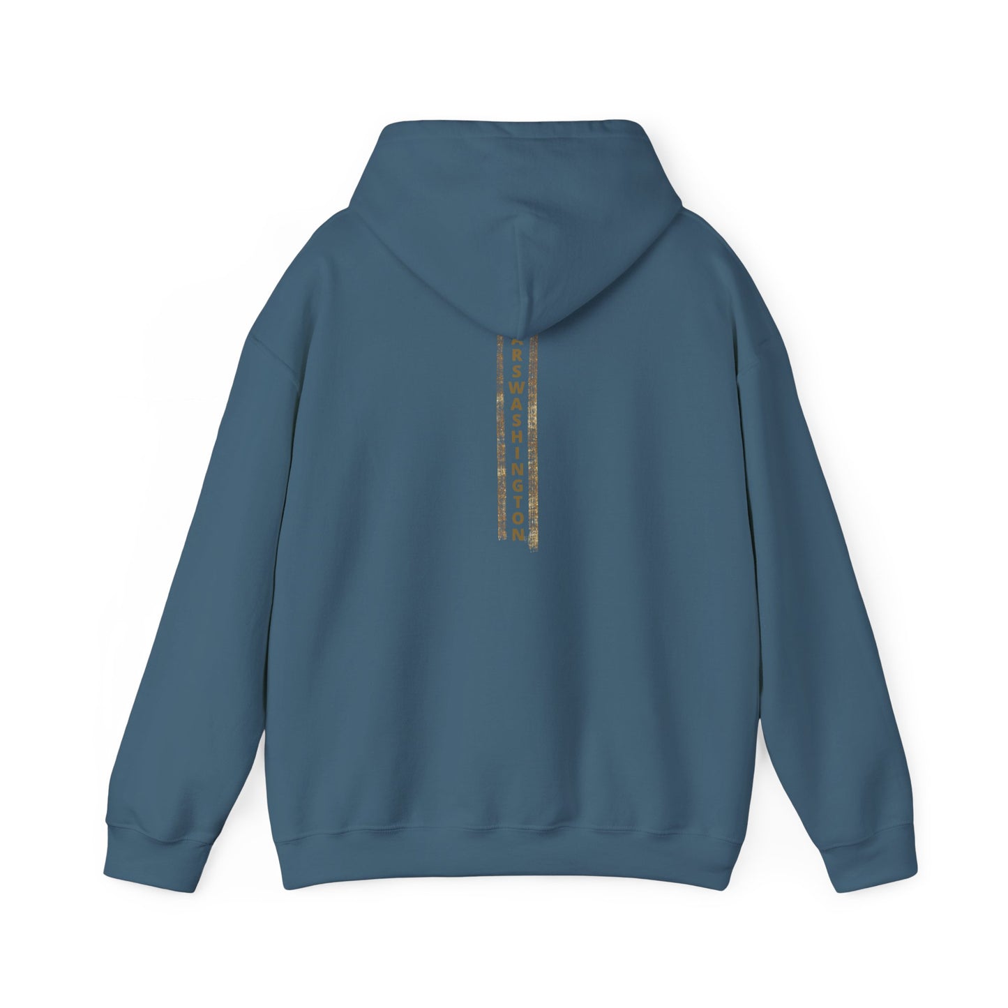 Unisex MARSWASHINGTON hoodie by ITAALE with kangaroo pocket and matching drawstring