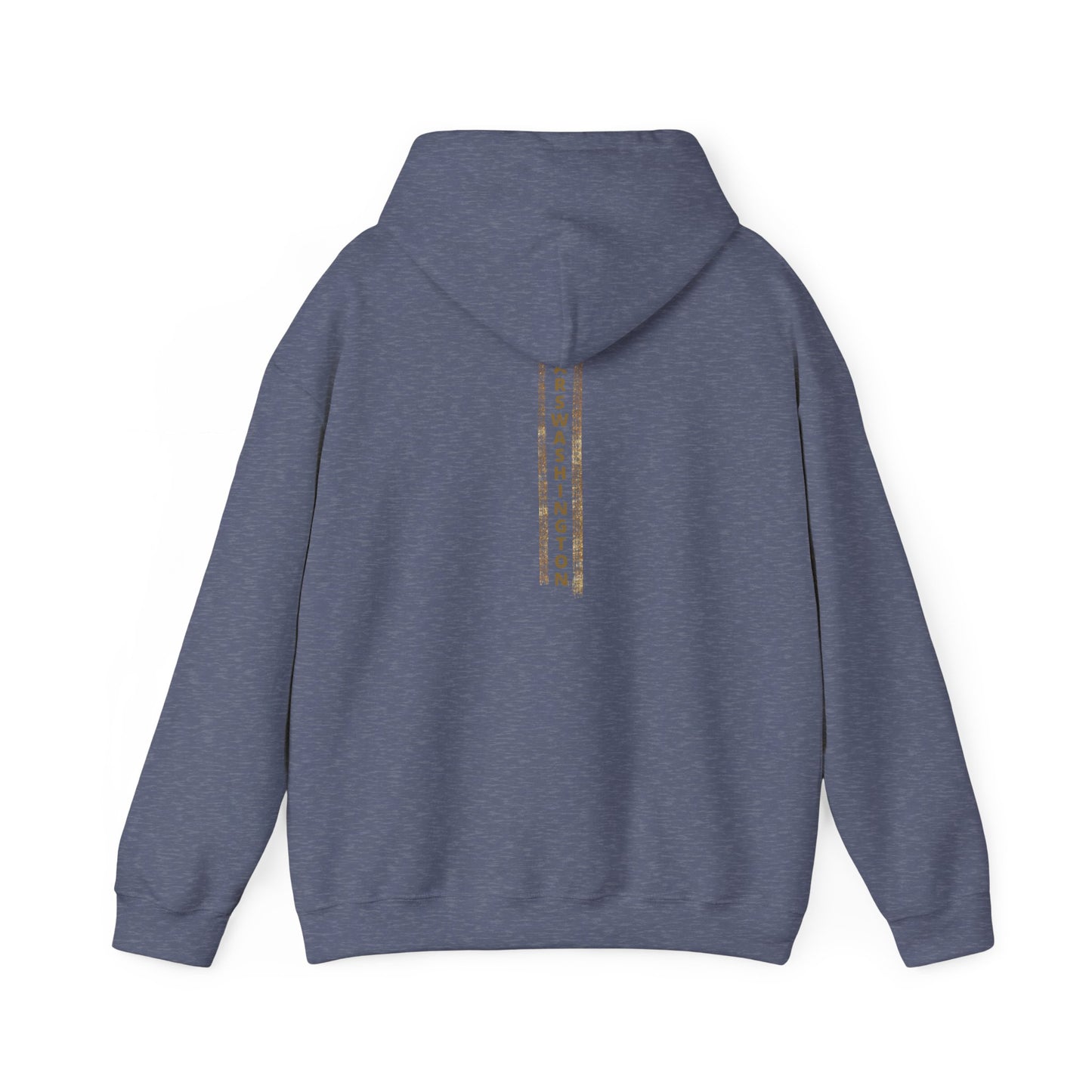 Unisex MARSWASHINGTON hoodie by ITAALE with kangaroo pocket and matching drawstring