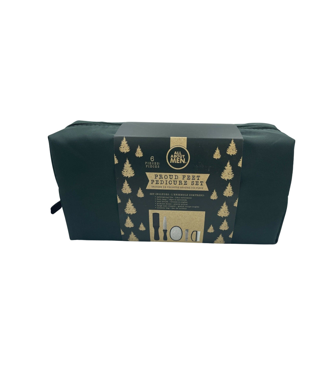 All about Men 6 pcs Proud Feet Pedicure Set + Toiletry Bag