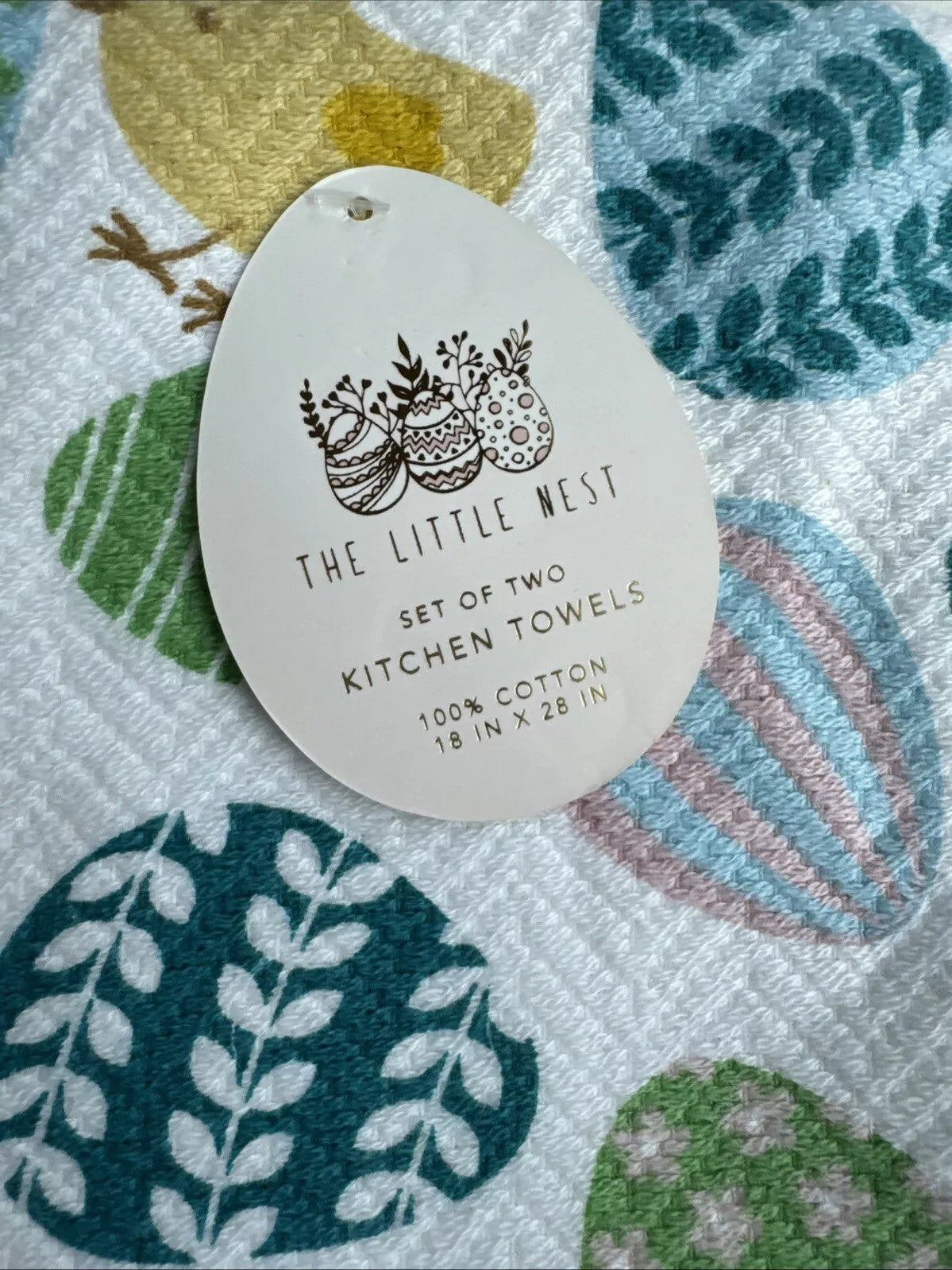 Set of 2 Kitchen Towels – 100% Cotton