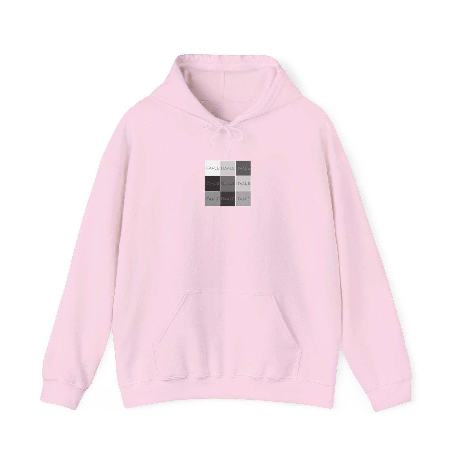 ITAALE unisex hoodie with minimalist front print and cozy kangaroo pocket