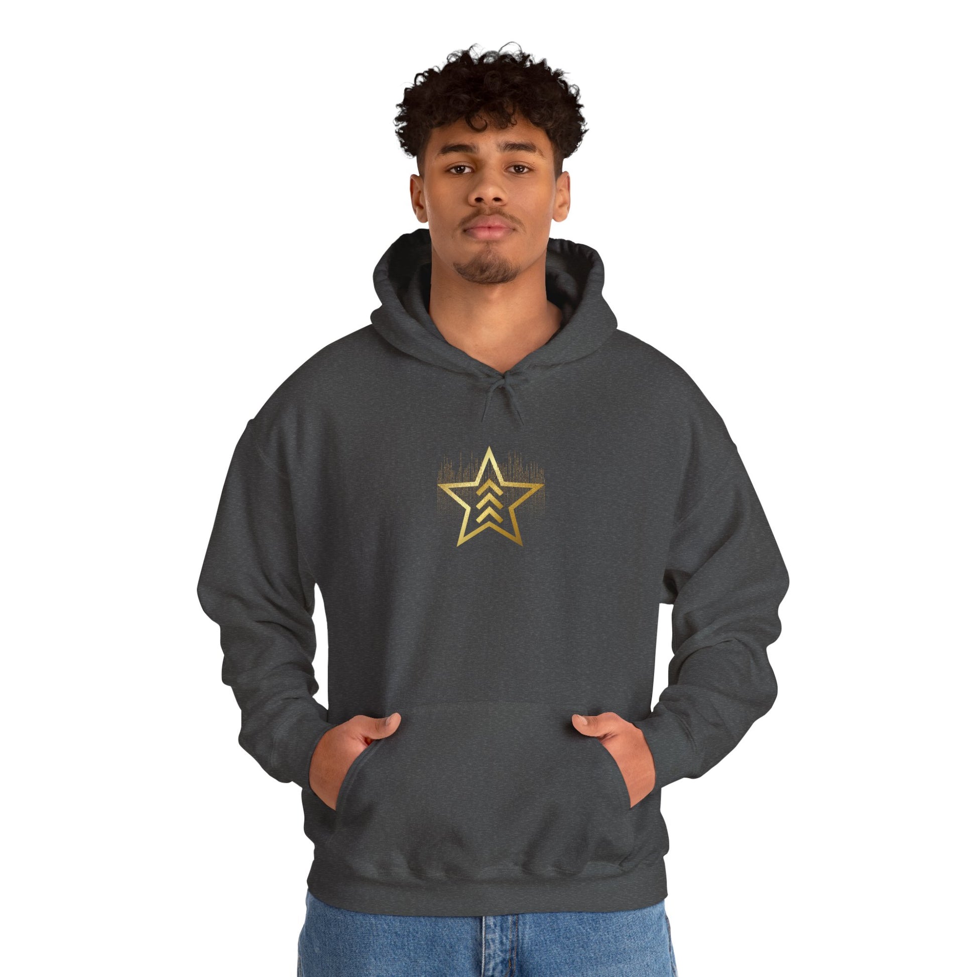Unisex MARSWASHINGTON hoodie by ITAALE with kangaroo pocket and matching drawstring
