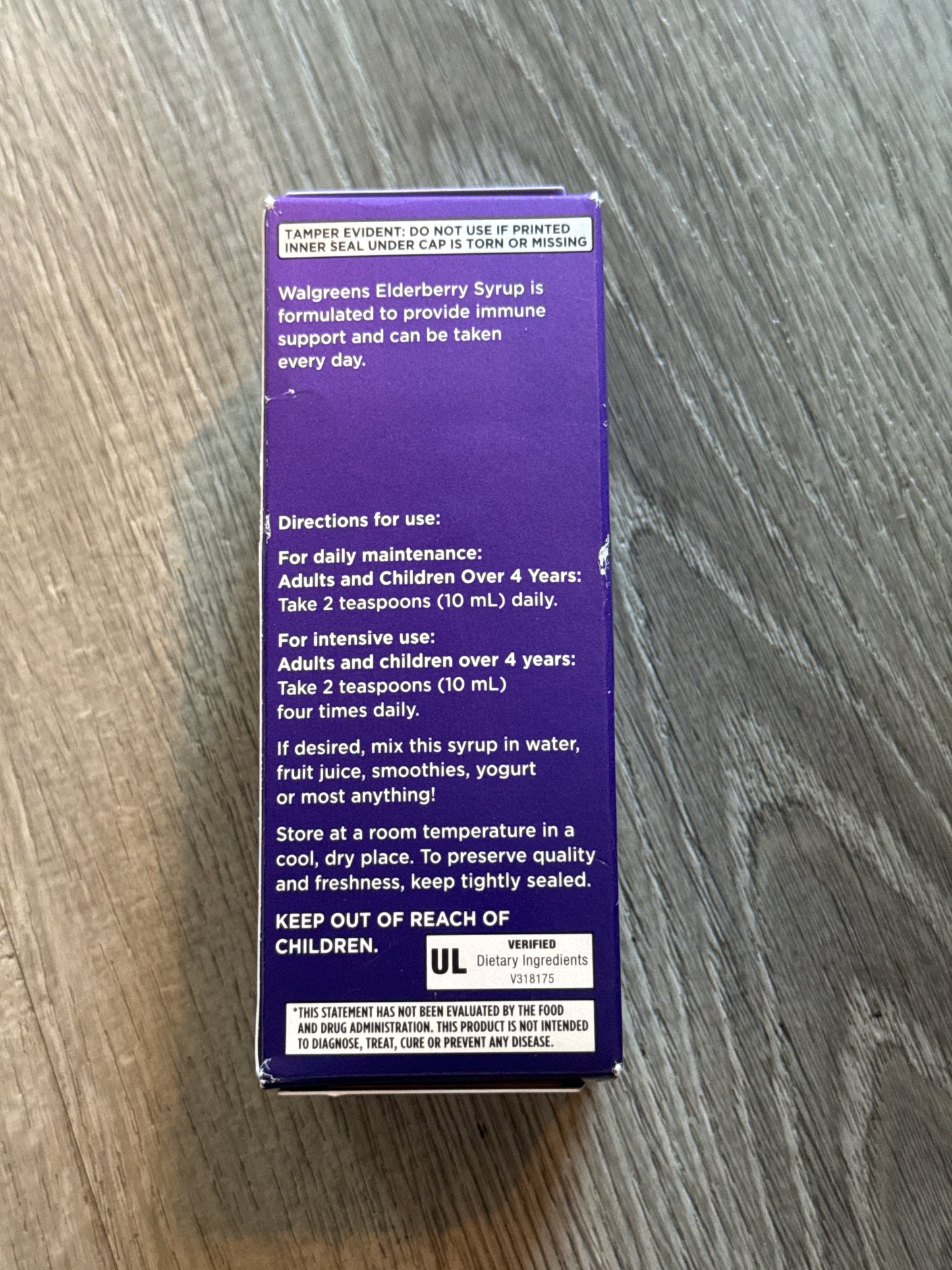 Elderberry Liquid sugar Free 4 fl oz