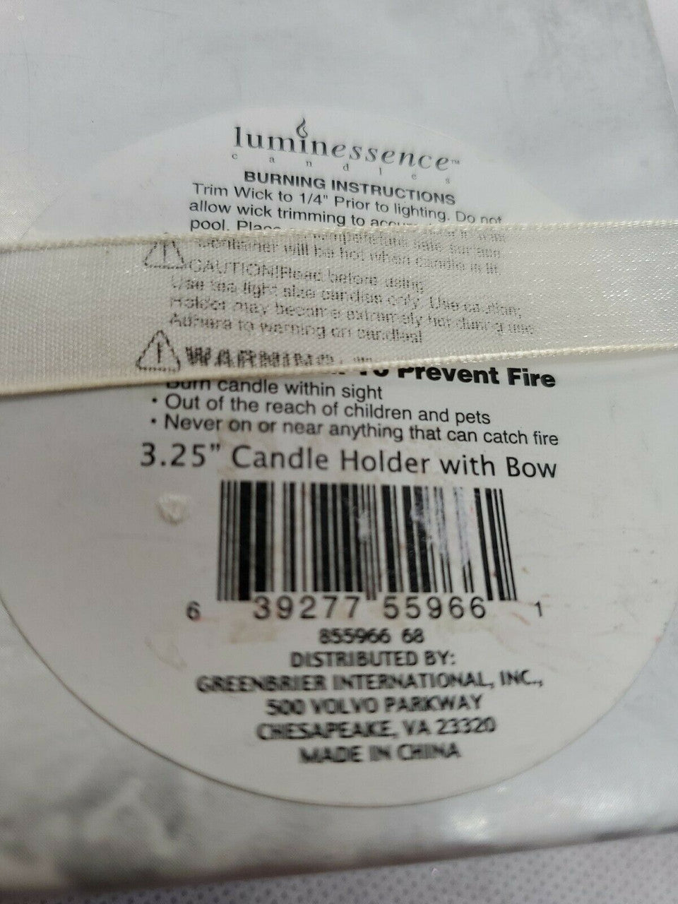 2-Piece Glass Candle Holder Set – 3.25" Each | LUMINESCENCE