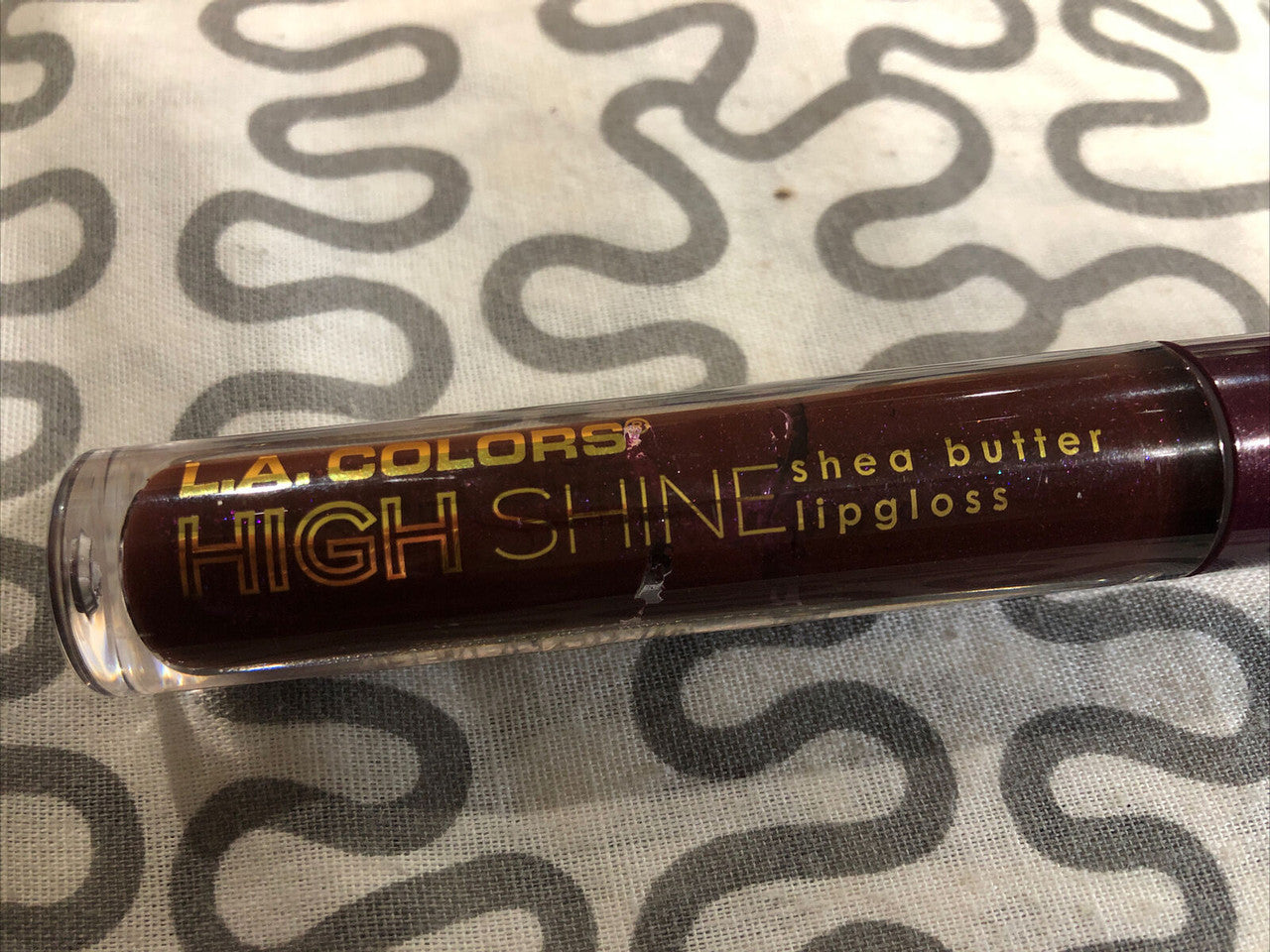 L.A. Colors High Shine Shea Butter Lip Gloss, Lavish, CLG941, 0.14 oz
