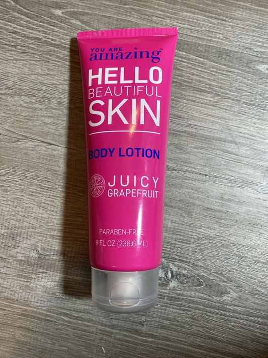You Are Amazing Hello Beautiful Skin Body lotion JUICY GRAPEFRUIT 8 Fl Oz