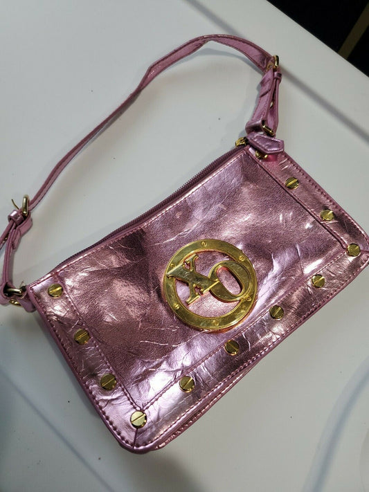 XOXO Pink Vinyl Purse Throw bag Play bag Dress up Play
