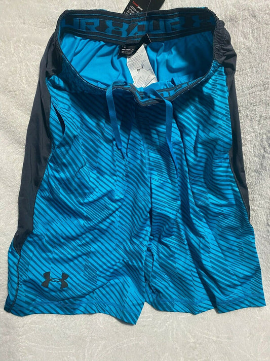 Under Armour Men's Raid Printed about 19" shorts Blue Shift Stealth Gray
