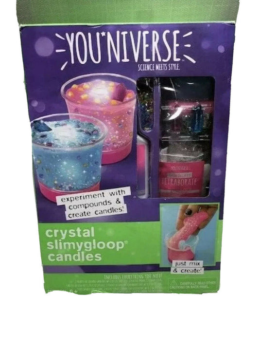 You-Niverse Science Meets Style Crystal Crystal Candl Kit Slimygloop