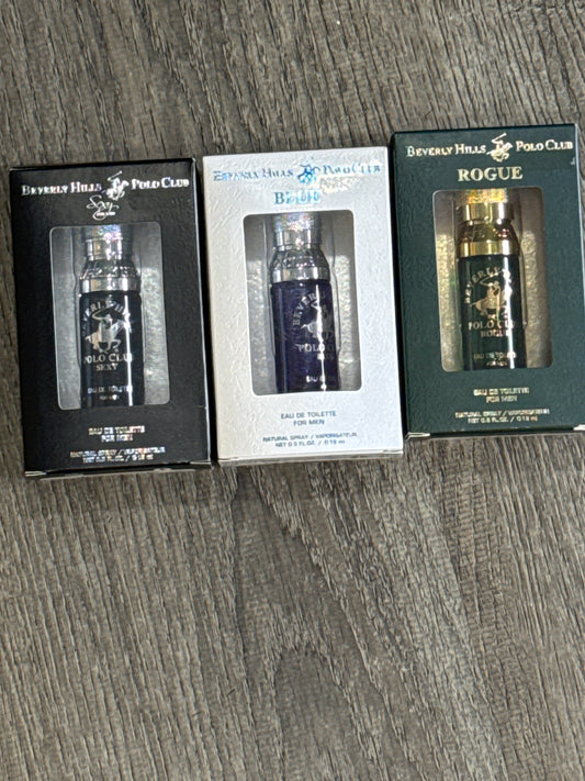 Beverly Hills Polo Club Men’s Cologne Set – Sexy, Blue, Rogue – 3pc EDT Spray
