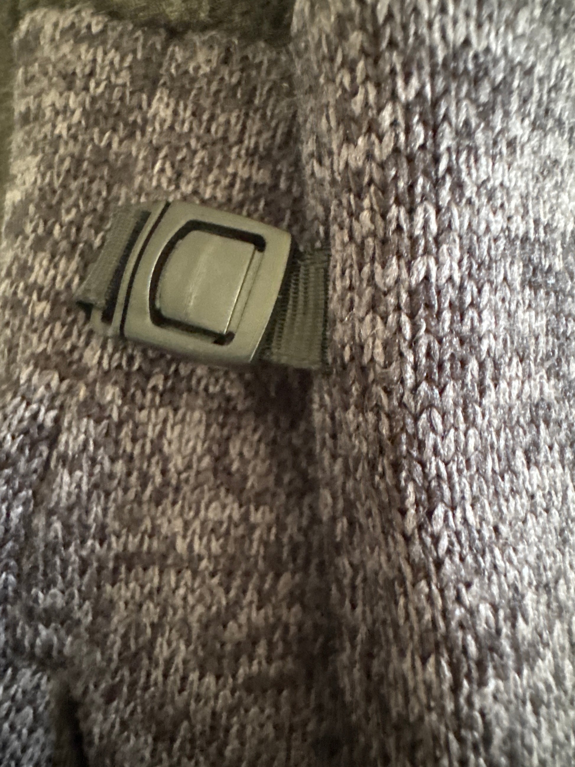 Set of 2 pairs West Loop 3M Thinsulate knit gloves in heather gray, one size