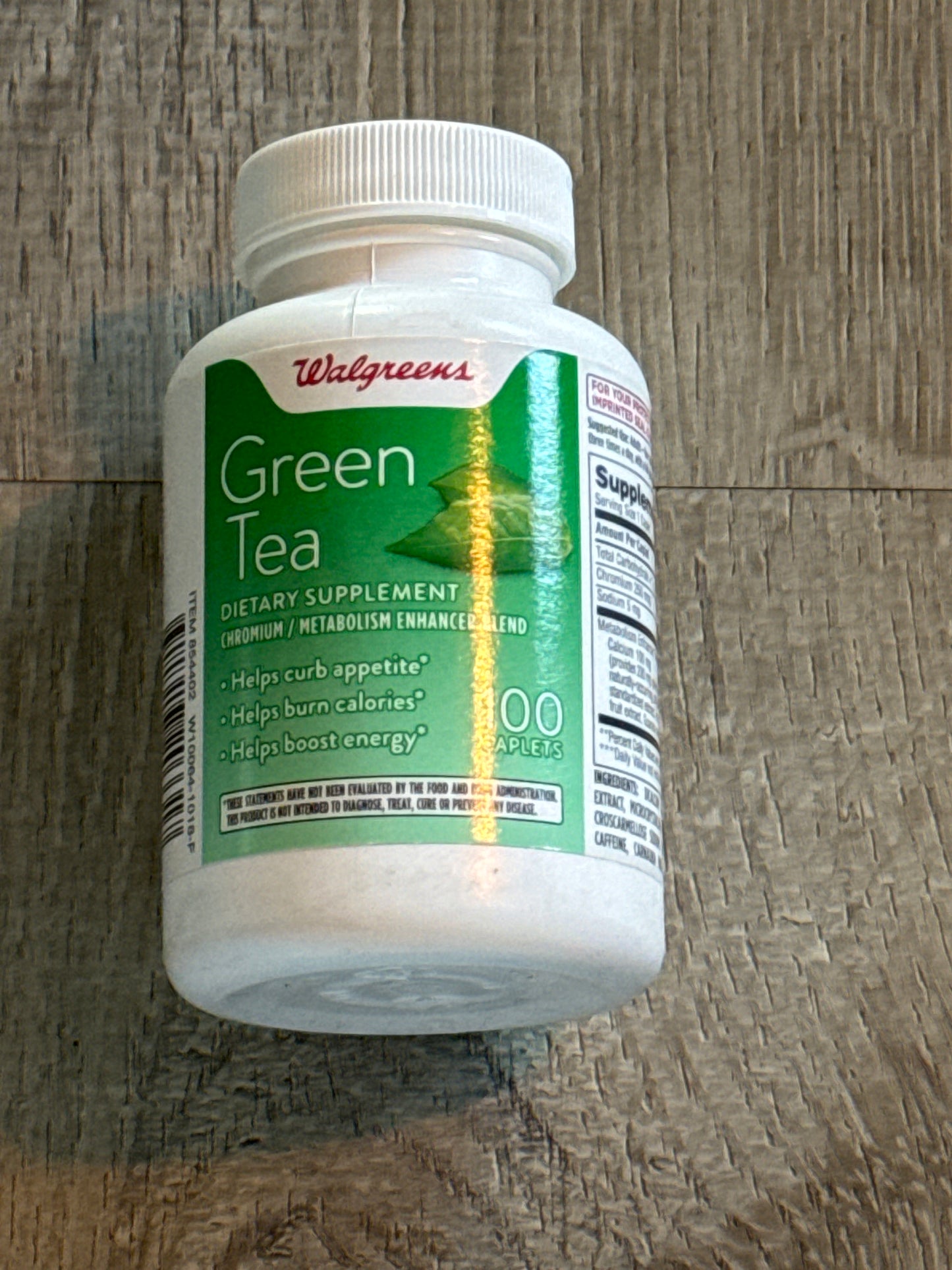 Green Tea 100 caplets exp 11/2025