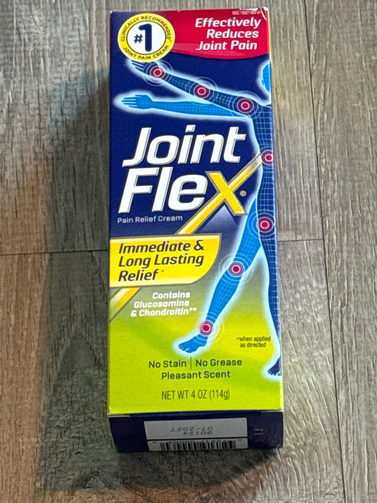 JOINT FLEX Arthritis Pain Relief CREAM Immediate & Long Lasting Relief 07/2027