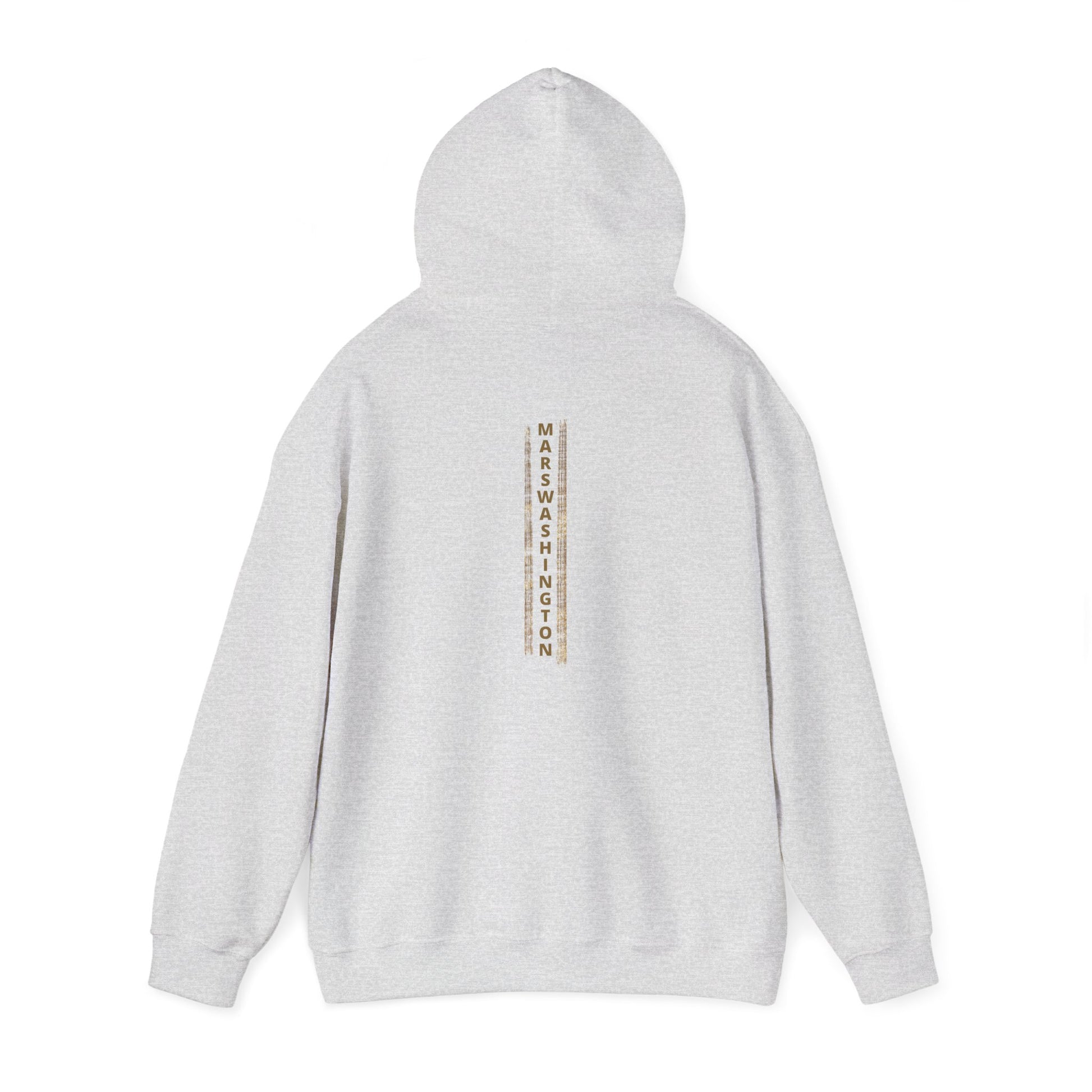 Unisex MARSWASHINGTON hoodie by ITAALE with kangaroo pocket and matching drawstring