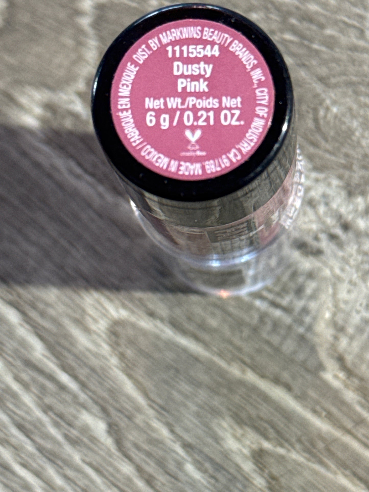 MegaGlo, Vitamin E Makeup Stick, Blush, 1115544 Dusty Pink, 0.21 oz (6 g)