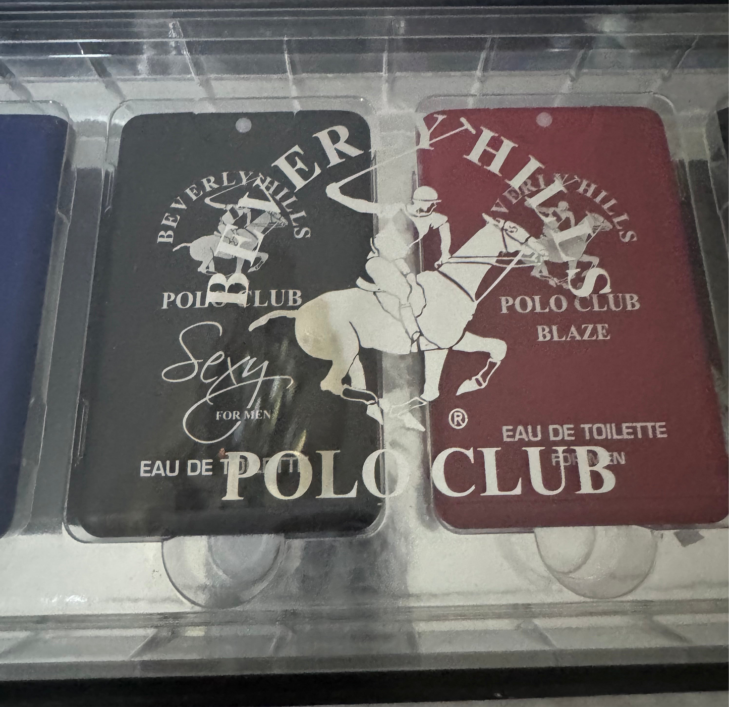 Beverly Hills Polo Club 4-Piece Men’s Eau de Toilette Gift Set – Blue, Sexy, Blaze, Classic