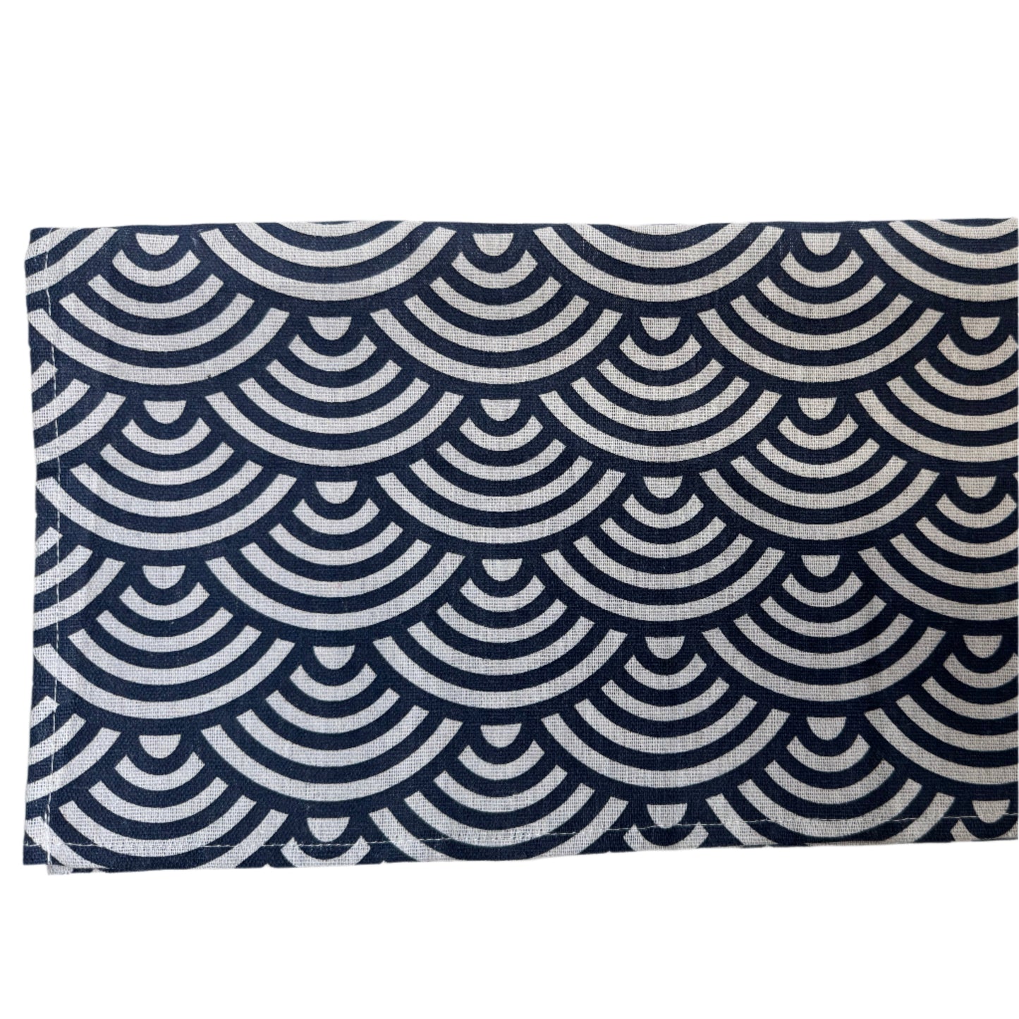 Napkins Japanese  16" x 16" 4 pcs Navy Blue/White Shell